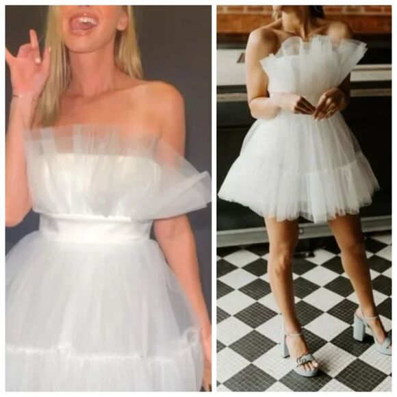 Katie May White Strapless Sundress Mini - Picture 8 of 8